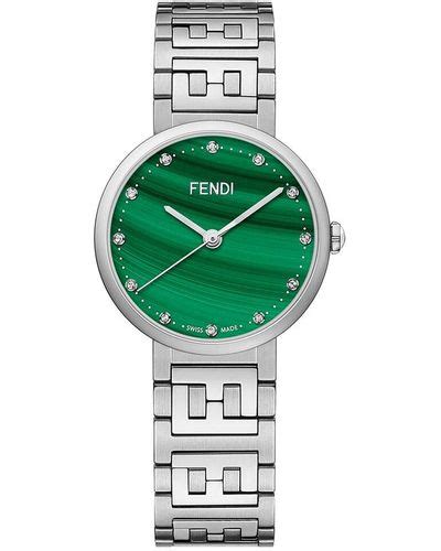 fendi forever watch green|Watches for Women .